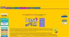 Desktop Screenshot of lissaexplains.com