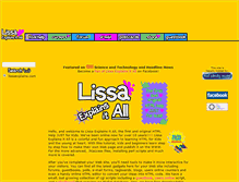 Tablet Screenshot of lissaexplains.com